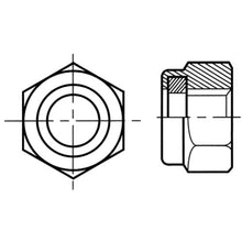 Load image into Gallery viewer, Nylon Insert Lock Nut  B154-0004  TRUSCO
