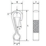 Load image into Gallery viewer, Stainless Pin Hook  B-1768  MIZUMOTO
