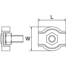 Load image into Gallery viewer, Single Wire Rope Clip  B-2363  MIZUMOTO
