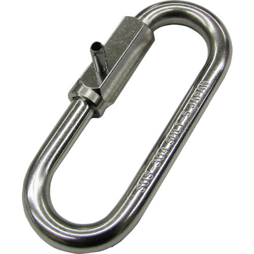 Stainless Steel Quick Link w/pinlock, and wide opening  B-3015  MIZUMOTO