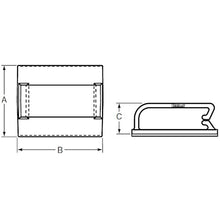 Load image into Gallery viewer, Bevel Entry Clips-Adhesive Backed-Natural  BEC62-A-T  PANDUIT
