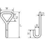 Load image into Gallery viewer, Stainless Steel Wire Hook  BF-1  MIZUMOTO
