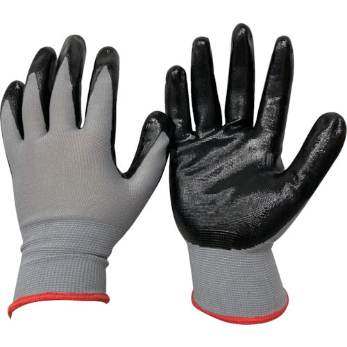 Nitrile Palm Coated Gloves 10 pairs  BP147 L  ATOM