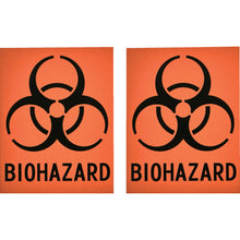 Load image into Gallery viewer, Biohazard Sticker  BS11085-OR  TRUSCO
