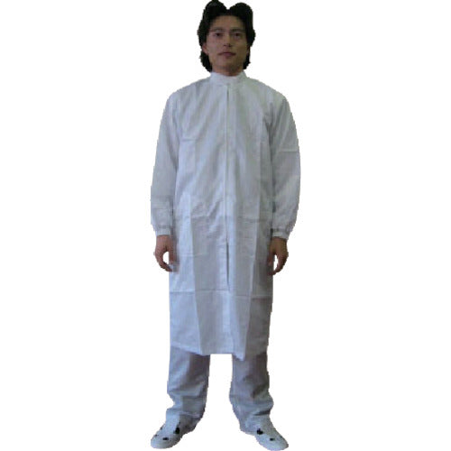 Stand Collar Coat with Fastener for Clean Room  BSC-62001-W-5L  BLASTON