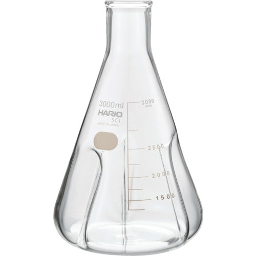 Shaking Erlenmeyer flask with baffles  BSF-3L-SCI  HARIO