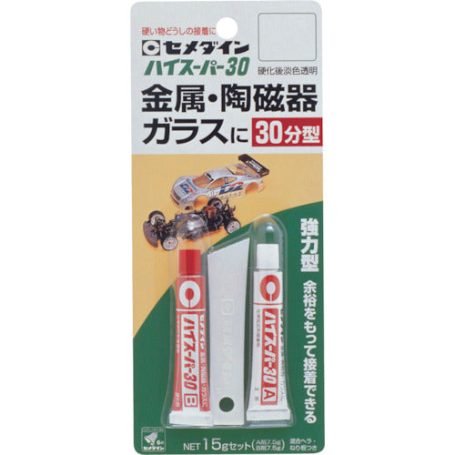 Two Components Epoxy Resin Adhesive High-super30  ﾊｲｽｰﾊﾟｰ30 15gｾｯﾄ/ﾌﾞﾘｽﾀｰ CA-194  CEMEDINE