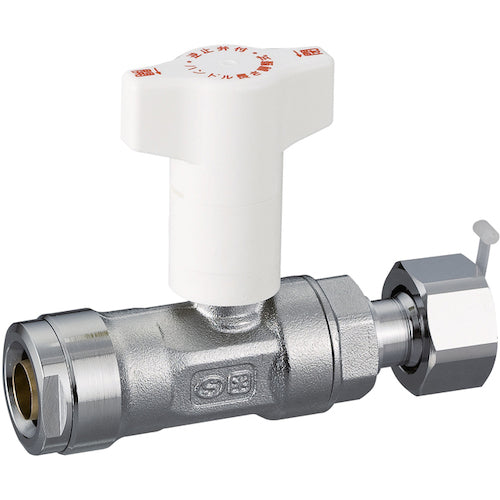 One-Touch Fitting, CBW7-Type Ball Valve With Check Valve (Brass)  CBW7-1313M-S  ONDA MFG