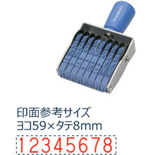 Load image into Gallery viewer, Rubber Dial Stamp  CF-81G  Shachihata
