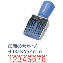 Load image into Gallery viewer, Rubber Dial Stamp  CF-84G  Shachihata
