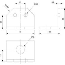 Load image into Gallery viewer, Suction Stem Angle Bracket/Small Upper  CP-019  eins
