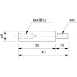 Load image into Gallery viewer, Mini Cylinder Extension Shaft  CP-033 (30MM)  eins
