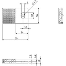 Load image into Gallery viewer, Rectangle Pad(Black/Pull)  CP-077      eins
