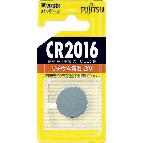 Coin Type Lithium Battery  CR2016C(B)N  FUJITSU