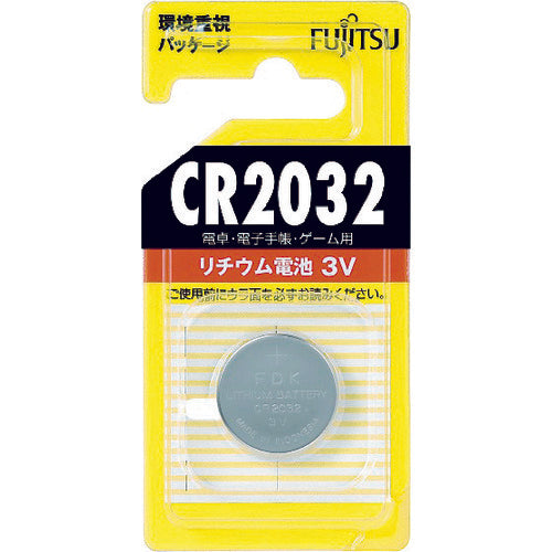 Coin Type Lithium Battery  CR2032C(B)N  FUJITSU