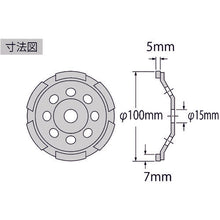 Load image into Gallery viewer, DIAMOND GRINDING WHEELS(DRY)  CSA4  LOBSTER
