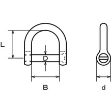 Load image into Gallery viewer, Stainless Steel Micro Wide Shackle  CSW-2  MIZUMOTO
