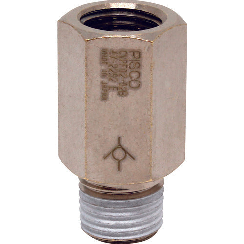 Check Valve Bush (popet: resin)  Output on male side  CVPF02-02B  PISCO