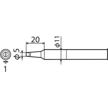 Load image into Gallery viewer, Soldering Iron Tip  CXR-100RT-5D  goot
