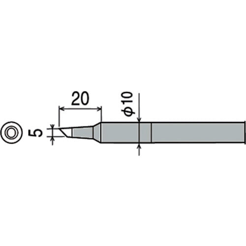 Soldering Iron Tip  CXR-80RT-5C  goot