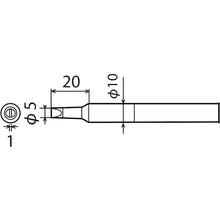 Load image into Gallery viewer, Soldering Iron Tip  CXR-80RT-5D  goot
