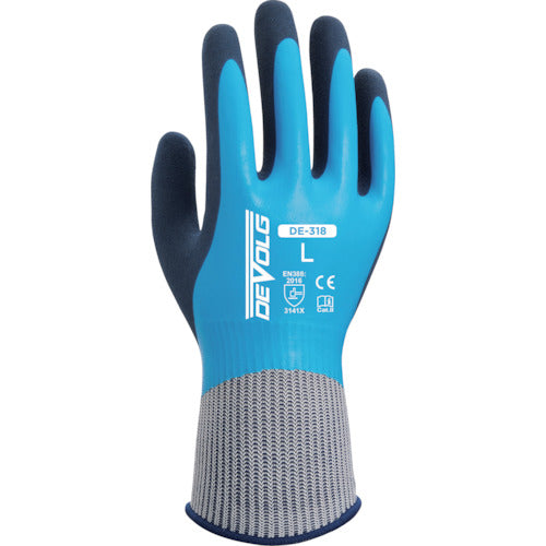 Rubber Coated Gloves DE-318  DEDE318_L_1P  Weed