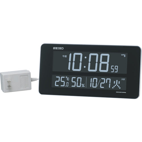 Radio Wave Controlled Clock  DL208W  SEIKO