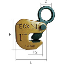 Load image into Gallery viewer, Clamp for Horizontal Lifting(c/w Lock Spring)  ECX-1  JAPAN CLAMP
