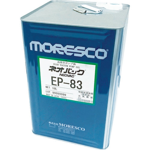 Oil for Vacuum Pump  EP-83-18L  MORESCO