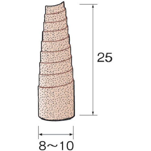 Coated Abrasive Cone  ES1532  Minimo