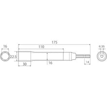 Load image into Gallery viewer, Strong Bit Socket (Long)  ETS-16L  TOP
