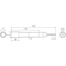 Load image into Gallery viewer, Strong Bit Socket (Long)  ETS-17L  TOP
