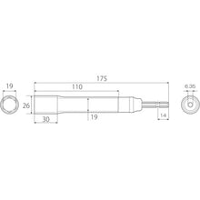 Load image into Gallery viewer, Strong Bit Socket (Long)  ETS-19L  TOP
