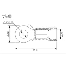 Load image into Gallery viewer, Insulated Vinyl Ring Terminal  EV10-10RB-Q  STRONG HOLD
