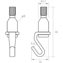 Load image into Gallery viewer, Nylon Wire Hook  F-0880  FUKUIKINZOKUKOUGEI
