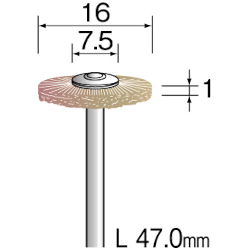 Bristle Brush (Wheel)  FC1043  Minimo