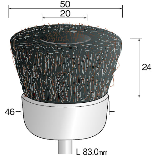 Wire Brush (Cup)  FC4402  Minimo