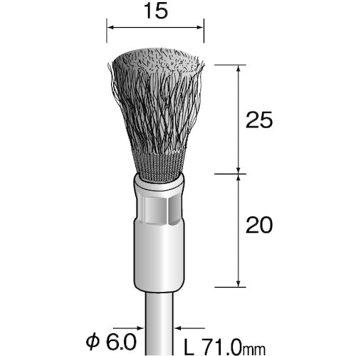 Wire Brush (End)  FC4601  Minimo