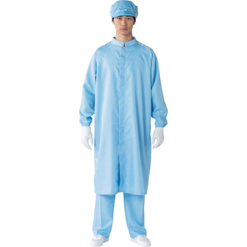 TriApex Cleanroom Lab Coat FH207C Blue L  FH207C-02-L  TriApex