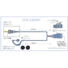 Load image into Gallery viewer, Earphone Microphone  FPG-23KWP  F.R.C.
