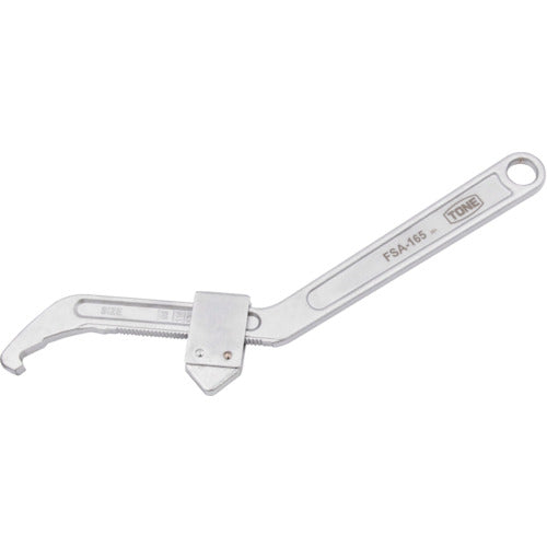 Adjustable Hook Spanner Wrench  FSA-165  TONE