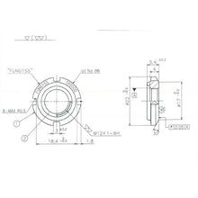 Load image into Gallery viewer, Bearing Nut  FUN01SS  Fuji Seimitsu
