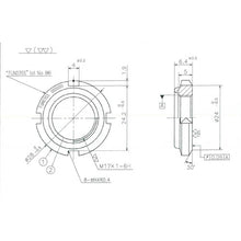 Load image into Gallery viewer, Bearing Nut  FUN03SS  Fuji Seimitsu
