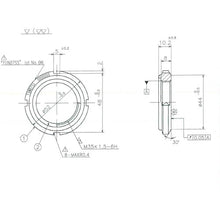 Load image into Gallery viewer, Bearing Nut  FUN07SS  Fuji Seimitsu
