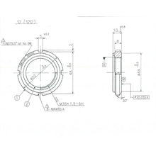 Load image into Gallery viewer, Bearing Nut  FUN07SUS  Fuji Seimitsu
