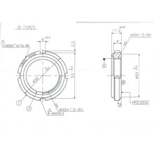 Load image into Gallery viewer, Bearing Nut  FUN08SC  Fuji Seimitsu
