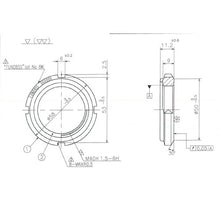 Load image into Gallery viewer, Bearing Nut  FUN08SS  Fuji Seimitsu
