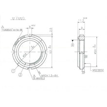 Load image into Gallery viewer, Bearing Nut  FUN08SUS  Fuji Seimitsu
