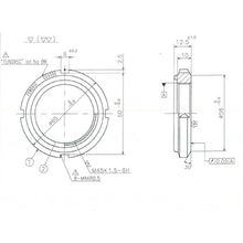 Load image into Gallery viewer, Bearing Nut  FUN09SC  Fuji Seimitsu
