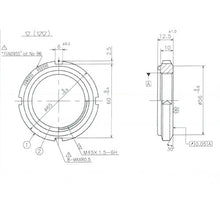 Load image into Gallery viewer, Bearing Nut  FUN09SS  Fuji Seimitsu
